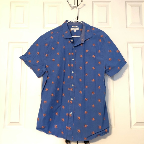 crown & ivy Other - Crown & Ivy Octopus Patterned Button-down XL